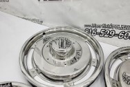 1960's Vintage Corvette Stainless Steel Hubcaps AFTER Chrome-Like Polishing | Hubcap Polishing | Stainless Steel Polishing Services | Dent Repair Services