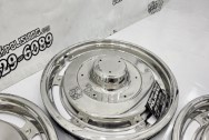 1960's Vintage Corvette Stainless Steel Hubcaps AFTER Chrome-Like Polishing | Hubcap Polishing | Stainless Steel Polishing Services | Dent Repair Services