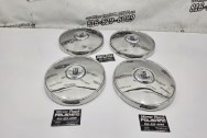 1960's Vintage Fiat Stainless Steel Hubcaps AFTER Chrome-Like Polishing | Hubcap Polishing | Stainless Steel Polishing Services | Dent Repair Services