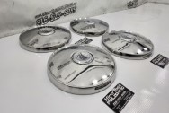 1960's Vintage Fiat Stainless Steel Hubcaps AFTER Chrome-Like Polishing | Hubcap Polishing | Stainless Steel Polishing Services | Dent Repair Services