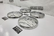1960's Vintage Fiat Stainless Steel Hubcaps AFTER Chrome-Like Polishing | Hubcap Polishing | Stainless Steel Polishing Services | Dent Repair Services