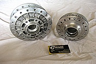 Aluminum Motorcycle Hubs BEFORE Chrome-Like Metal Polishing and Buffing Services