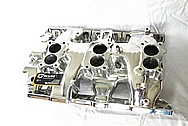 1966 Pontiac GTO Aluminum Tri Power Intake Manifold AFTER Chrome-Like Metal Polishing and Buffing Services / Restoration Services