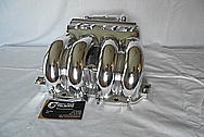 Aluminum Intake Manifold for Mazda RX7 BEFORE Chrome-Like Metal Polishing and Buffing Services / Restoration Services