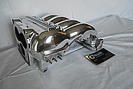 Aluminum Intake Manifold for Mazda RX7 AFTER Chrome-Like Metal Polishing and Buffing Services / Restoration Services