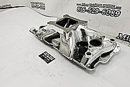 Dart Aluminum V8 Intake Manifold AFTER Chrome-Like Metal Polishing and Buffing Services / Restoration Services - Aluminum Polishing