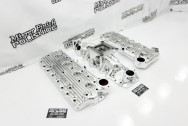 Aluminum Intake Manifold AFTER Chrome-Like Metal Polishing and Buffing Services | Restoration Services | Intake Manifold Polishing
