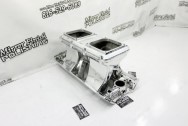 Edelbrock Aluminum Intake Manifold AFTER Chrome-Like Metal Polishing | Aluminum Polishing | Intake Polishing Services