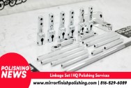 Intake Manifold Linkage Set AFTER Chrome-Like Metal Polishing | Aluminum Polishing | Intake Linkage Set Polishing Services