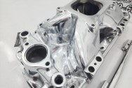 Aluminum V8 Intake Manifold AFTER Chrome-Like Metal Polishing and Buffing Services | Restoration Services | Intake Manifold Polishing Services 
