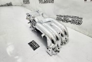Mazda RX7 Aluminum Intake Manifold & Throttle Body AFTER Chrome-Like Metal Polishing and Buffing Services | Restoration Services | Intake Manifold Polishing Services