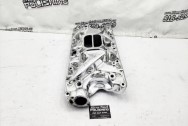 Edelbrock Aluminum Intake Manifold AFTER Chrome-Like Metal Polishing and Buffing Services | Restoration Services | Intake Manifold Polishing Services 