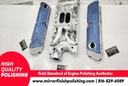 Aluminum Intake Manifold Project AFTER Chrome-Like Metal Polishing and Buffing Services | Restoration Services | Intake Manifold Polishing Services
