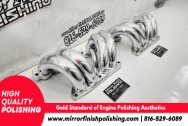 Aluminum Intake Manifold AFTER Chrome-Like Metal Polishing and Buffing Services | Restoration Services | Intake Manifold Polishing Services