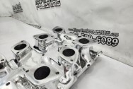 Aluminum Intake Manifold AFTER Chrome-Like Metal Polishing and Buffing Services | Restoration Services | Intake Manifold Polishing Services