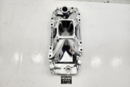 Edelbrock Aluminum Intake Manifold AFTER Chrome-Like Metal Polishing and Buffing Services | Restoration Services | Intake Manifold Polishing Services