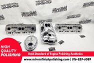 Aluminum Intake Manifold Engine Project AFTER Chrome-Like Metal Polishing and Buffing Services | Restoration Services | Intake Manifold Polishing Services