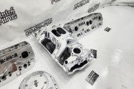 Aluminum Intake Manifold Engine Project AFTER Chrome-Like Metal Polishing and Buffing Services | Restoration Services | Intake Manifold Polishing Services