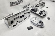 Aluminum Intake Manifold Engine Project AFTER Chrome-Like Metal Polishing and Buffing Services | Restoration Services | Intake Manifold Polishing Services