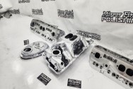 Aluminum Intake Manifold Engine Project AFTER Chrome-Like Metal Polishing and Buffing Services | Restoration Services | Intake Manifold Polishing Services