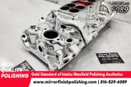Edelbrock Aluminum Intake Manifold AFTER Chrome-Like Metal Polishing and Buffing Services | Restoration Services | Intake Manifold Polishing Services