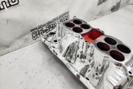 Edelbrock Aluminum Intake Manifold AFTER Chrome-Like Metal Polishing and Buffing Services | Restoration Services | Intake Manifold Polishing Services