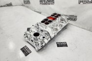 Edelbrock Aluminum Intake Manifold AFTER Chrome-Like Metal Polishing and Buffing Services | Restoration Services | Intake Manifold Polishing Services