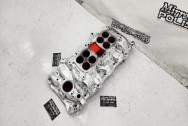 Edelbrock Aluminum Intake Manifold AFTER Chrome-Like Metal Polishing and Buffing Services | Restoration Services | Intake Manifold Polishing Services