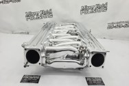 1996 - 2002 Gen II Dodge Viper V10 Aluminum Intake Manifold AFTER Chrome-Like Metal Polishing and Buffing Services | Aluminum Polishing | Dodge Viper Polishing Services | Intake Manifold Finishing Services