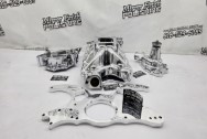 Edelbrock Aluminum Intake Manifold Project Project AFTER Chrome-Like Metal Polishing and Buffing Services | Aluminum Polishing | Intake Manifold Polishing Services | Finishing Services