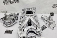 Edelbrock Aluminum Intake Manifold Project Project AFTER Chrome-Like Metal Polishing and Buffing Services | Aluminum Polishing | Intake Manifold Polishing Services | Finishing Services