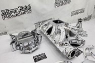 Edelbrock Aluminum Intake Manifold Project Project AFTER Chrome-Like Metal Polishing and Buffing Services | Aluminum Polishing | Intake Manifold Polishing Services | Finishing Services
