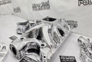 Edelbrock Aluminum Intake Manifold Project Project AFTER Chrome-Like Metal Polishing and Buffing Services | Aluminum Polishing | Intake Manifold Polishing Services | Finishing Services
