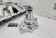 Edelbrock Aluminum Intake Manifold Project Project AFTER Chrome-Like Metal Polishing and Buffing Services | Aluminum Polishing | Intake Manifold Polishing Services | Finishing Services