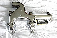 1957 Chevy Truck Engine Cast Iron Intake Manifold AFTER Chrome-Like Metal Polishing and Buffing Services / Restoration Services