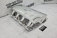 Aluminum 8 Cylinder Intake Manifold Project BEFORE Chrome-Like Metal Polishing and Buffing Services / Restoration Services - Aluminum Polishing