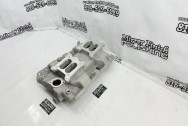 Offenhauser Aluminum Intake Manifold BEFORE Chrome-Like Metal Polishing | Intake Manifold Polishing | Aluminum Polishing Services
