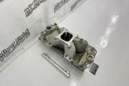 Aluminum V8 Intake Manifold BEFORE Chrome-Like Metal Polishing and Buffing Services | Restoration Services | Intake Manifold Polishing Services 