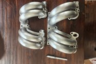 Aluminum Intake Manifold BEFORE Chrome-Like Metal Polishing and Buffing Services | Restoration Services | Intake Manifold Polishing Services