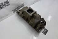 Weiand Aluminum Intake Manifold BEFORE Chrome-Like Metal Polishing and Buffing Services | Restoration Services | Intake Manifold Polishing Services