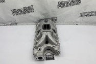 Edelbrock Aluminum Intake Manifold Project Project BEFORE Chrome-Like Metal Polishing and Buffing Services | Aluminum Polishing | Intake Manifold Polishing Services | Finishing Services