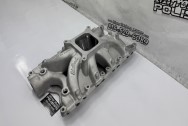 Edelbrock Aluminum Intake Manifold Project Project BEFORE Chrome-Like Metal Polishing and Buffing Services | Aluminum Polishing | Intake Manifold Polishing Services | Finishing Services