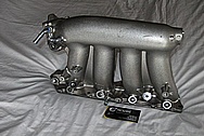 Honda Civic SI Aluminum Intake Manifold BEFORE Chrome-Like Metal Polishing and Buffing Services / Restoration Services