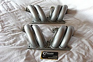 Chevrolte Corvette Aluminum Upper Intake Manifold Runners BEFORE Chrome-Like Metal Polishing and Buffing Services / Restoration Services