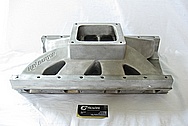 Aluminum Ray Barton 572 Cubic Inch Engine 1990 Dodge Daytona Intake Manifold BEFORE Chrome-Like Metal Polishing and Buffing Services