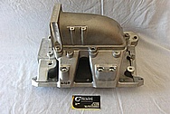 Turbo Buick Aluminum Intake Manifold BEFORE Chrome-Like Metal Polishing and Buffing Services / Restoration Services