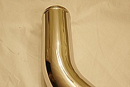 Custom Aluminum Intercooler Piping AFTER Chrome-Like Metal Polishing and Buffing Services