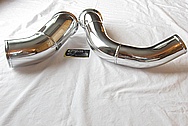Toyota Supra Aluminum Intercooler Piping AFTER Chrome-Like Metal Polishing and Buffing Services