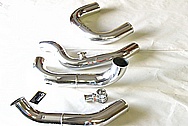 Toyota Supra Blitz Aluminum Intercooler Piping AFTER Chrome-Like Metal Polishing and Buffing Services