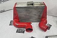 Mazda RX7 Aluminum Intercooler BEFORE Chrome-Like Metal Polishing and Buffing Services / Restoration Services